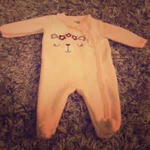 Infant adorable floral pink onesie!